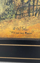 Load image into Gallery viewer, Thinking Room By Gail Eads Outhouse Scene Signed And Framed Wall Art Print
