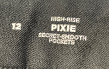 Load image into Gallery viewer, Old Navy Womens Black Pixie High-Rise Stretch Straight Leg Ankle Pants Size 12
