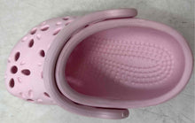 Load image into Gallery viewer, Crocs Kids Classic Pink Floral Cut-Out Backstrap Clog Sandals Size 4
