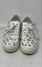 Load image into Gallery viewer, Azalea Wang Womens Corrine White Round Toe Rhinestone Sneakers Shoes Size 8
