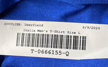 Load image into Gallery viewer, Carloni &amp; Co. Mens Blue Short Sleeve Crew Neck Pullover T-Shirt Size Large
