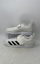 Load image into Gallery viewer, Adidas Mens Powerlift 4 BC0347 White Black Lace-Up Weightlifting Shoes Size 8.5
