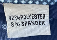 Load image into Gallery viewer, Moda Campia Moda Mens Blue White Polka Dot Short Sleeve Button-Up Shirt Size 2XL
