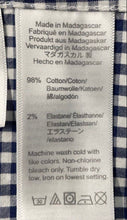 Load image into Gallery viewer, J.Crew Mens Blue White Gingham Slim Fit Long Sleeve Button-Up Shirt Size Medium
