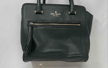 Load image into Gallery viewer, Kate Spade Womens Chester Street Allyn Black Pebble Leather Tassel Satchel Purse
