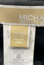 Load image into Gallery viewer, Michael Kors Womens Black Gold Adjustable Baseball Cap One Size Fits All
