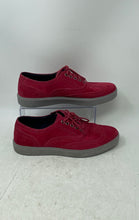 Load image into Gallery viewer, Cole Haan Mens Red Suede Round Toe Lace-Up Oxford Sneaker Shoes Size 9.5M
