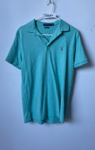 Load image into Gallery viewer, Polo Ralph Lauren Mens Green Cotton Short Sleeve Custom Slim Fit Polo Shirt Sz M
