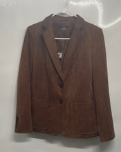 Load image into Gallery viewer, Tommy Hilfiger Womens Brown Long Sleeve Notch Lapel Two-Button Blazer Size 6
