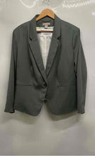 Load image into Gallery viewer, H&amp;M Womens Light Green Long Sleeve Notch Lapel One-Button Blazer Size XXL
