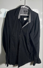 Load image into Gallery viewer, Hugo Boss Mens Black Collared Slim Fit Long Sleeve Button-Up Shirt Size 2XL
