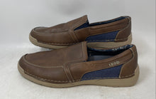 Load image into Gallery viewer, Izod Mens Brown Round Toe Flat Slip-On Loafer Shoes Size 10M

