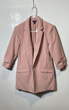 Load image into Gallery viewer, INC International Concepts Womens Pink Ruched 3/4 Sleeve Notch Lapel Blazer Sz M
