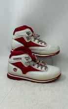 Load image into Gallery viewer, Timberland Mens Euro Hiker White Red Lace-Up Sneaker Shoes Size 10M No Insole
