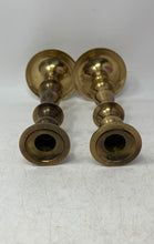 Load image into Gallery viewer, Sterling Tone Rounded Base Decorative Candlestick Candle Holder
