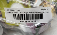 Load image into Gallery viewer, Lot Of 10 Pcs Multicolor Ceramic Classic Coffee &amp; Tea Demitasse Cup &amp; Saucer
