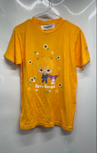 Load image into Gallery viewer, Box Lunch Womens Yellow Cotton Short Sleeve Crew Neck Graphic T-Shirt Sz M w/Tag
