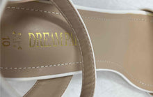 Load image into Gallery viewer, Dream Pairs Womens Ivory Open Toe Block Heel Ankle Strap Sandals Size 10
