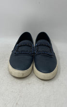Load image into Gallery viewer, Karl Lagerfeld Paris Womens Ermine Blue Embellished Slip-On Sneaker Shoes Sz 8M
