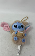Load image into Gallery viewer, Disney Miniso Doll Stitch Eat Something Before Sleep Plush keychain With Hat
