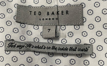Load image into Gallery viewer, Ted Baker Mens Light Blue Cotton Short Sleeve Collared Button-Up Shirt Size 7
