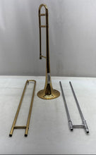 Load image into Gallery viewer, Gold-Tone Lacquered Trombone Woodwind Narrow Bore Musical Instrument

