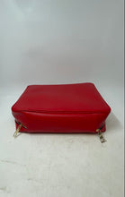 Load image into Gallery viewer, Kate Spade New York Womens Red Zipper Cosmetic Makeup Briefcase
