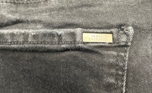 Load image into Gallery viewer, Armani Exchange Womens Black Denim Stepped Hem Super Skinny Jeans Size 28
