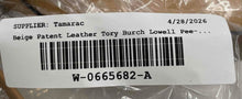 Load image into Gallery viewer, Authentic Tory Burch Womens Beige Leather Block Pump Heels Size 9.5 Stained
