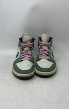 Load image into Gallery viewer, Nike Womens Air Jordan 1 Mid SE CZ0774 Green Black Pink Sneaker Shoes Size 8.5

