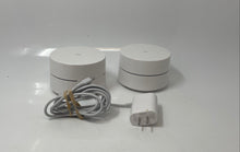 Load image into Gallery viewer, Set Of 2 Pcs Google White Mesh Network System Wireless Wi-Fi Router Not Tested
