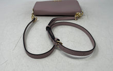 Load image into Gallery viewer, Calvin Klein Womens Light Purple Leather Adjustable Strap Lined Crossbody Bag
