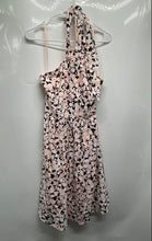 Load image into Gallery viewer, BCBGMAXAZRIA Womens Pink Floral Halter Neck Backless Fit &amp; Flare Dress Size 6
