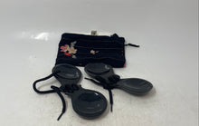 Load image into Gallery viewer, Flamenco Black Lightweight Small Castanets Spanish Castanet With Pouch
