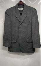 Load image into Gallery viewer, Gianni Manzoni Mens Gray Long Sleeve Collared Three-Button Blazer Size 38
