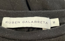 Load image into Gallery viewer, Ruben Galarreta Mens Black Cotton Short Sleeve Crew Neck T-Shirt Size M
