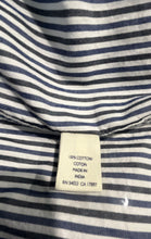 Load image into Gallery viewer, Old Navy Mens Blue White Striped Cotton Long Sleeve Button-Up Shirt Size M
