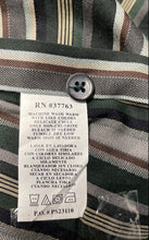 Load image into Gallery viewer, Perry Ellis Mens Multicolor Striped Long Sleeve Button-Up Shirt Size XL
