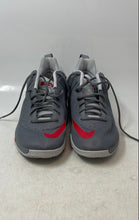 Load image into Gallery viewer, Nike Mens LeBron Zoom Witness 852439-005 Gray Red Sneaker Shoes Size 10.5
