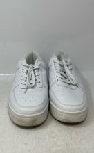 Load image into Gallery viewer, No Boundaries Womens White Leather Lace-Up Platform Sneakers Shoes Size 10W
