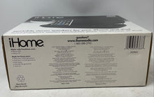 Load image into Gallery viewer, iHome iP-37 Black Portable Stereo Speaker For iPhone And iPod In Box Untested
