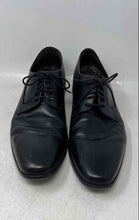 Load image into Gallery viewer, Hugo Boss Mens Black Leather Almond Toe Lace-Up Formal Oxford Dress Shoes Size 9
