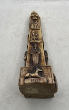 Load image into Gallery viewer, Rare Egyptian Pharaonic Obelisk Statue Unique Hieroglyphic Patterns On All Sides
