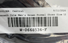 Load image into Gallery viewer, Kenneth Cole Mens Down The Shore Brown Leather Oxford Dress Shoes Size 12M
