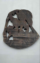 Load image into Gallery viewer, Home Decorative Wall Hanging Africa Continent Outline Animals Art Sculpture

