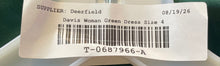 Load image into Gallery viewer, David's Bridal Womens Green Lounced Crinkle Spaghetti Strap Maxi Dress Size 4

