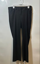 Load image into Gallery viewer, Express Womens Black Editor Flat Front Straight Leg Dress Pants Size 8R
