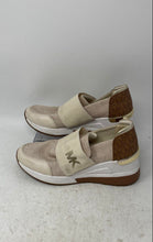 Load image into Gallery viewer, Michael Kors Womens Felix Champagne Gold Slip-On Trainer Sneakers Shoes Sz 6.5 M
