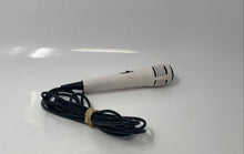 Load image into Gallery viewer, Unbranded White Jack On Off Switch Wired Dynamic Microphone Not Tested
