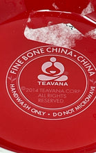 Load image into Gallery viewer, Teavana Red Gold Trim Fine Bone China Tableware Engraved Serving Teapot
